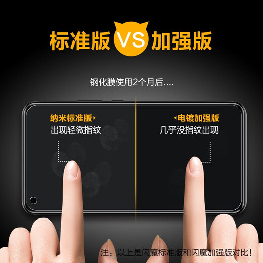 Flash Magic, geeignet für Redmi Note9 Temperierter Filmnote9pro Mobilfunkfilm 5G Hochdefinition explosionssicher und Herbstschutzfilm [verbesserte Version Elektroplating Enhanced Anti-Fingerprint] 2-teiliger Paket + Artefakt Redmi Note9pro Tempered Film (5G)