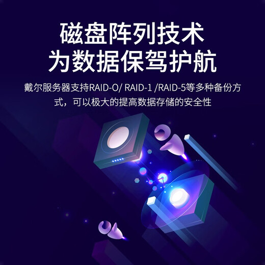 戴尔（DELL） R550 2U机架式服务器主机视频流监控网络技术轻量级虚拟机WEB服务器 1颗4310 12核24线程2.1G丨单电 64G内存丨3*4T企业级丨H755