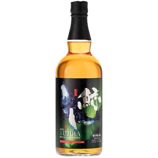 KUJIRA official licensed goods imported from Japan, Whale 5 Years Ryukyu Single Grain Whiskey and Wine, Dragon New Year’s goods, gift box 700ml
