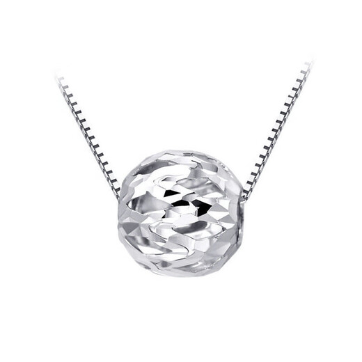 YOUSHINUO (YOUSHINUO) Pt950 platinum pendant, zodiac year, year of the rabbit, lucky beads, platinum hollow necklace, small size, about 6 mm in diameter