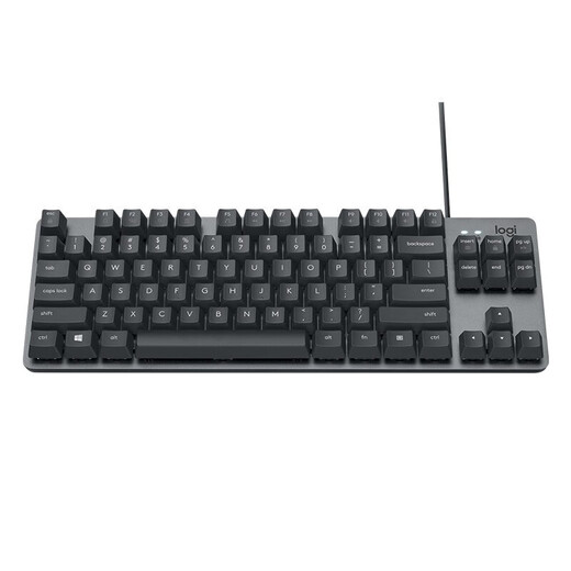 罗技（Logitech） K835 机械键盘84键 有线键盘 游戏电竞键盘 办公键盘 电脑键盘TTC K835 黑色 青轴