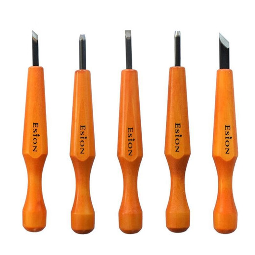 Japan imported ESION rubber stamp carving wood carving knife rubber brick carving knife printmaking carving knife single tool No. 2 flat knife