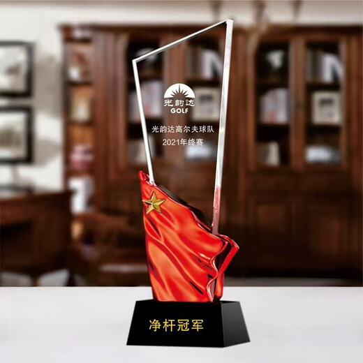 Jiayan Crystal Trophy Personnalisation Retirement Souvenirs Trophy Trophy Trophy Trophy Trophy Gifts pour camarades Personnalisation des cadeaux Excellent trophée Employee