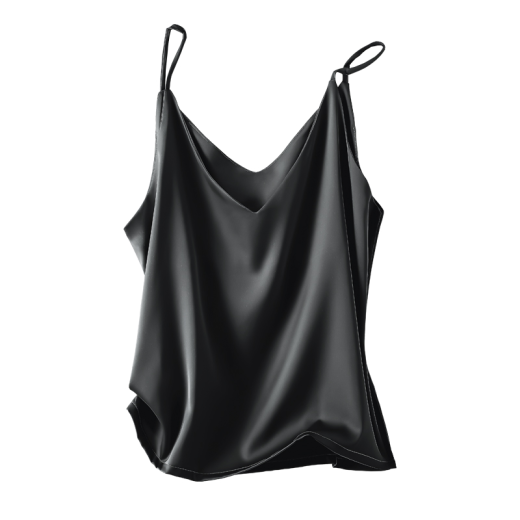 Yu Zhaolin [2-pack] Beautiful back ice silk camisole women's summer thin chiffon imitation silk satin black inner suit v-neck outer bottoming shirt top 702 ice silk suspender (black + white) one size fits all (85-130Jin[Jin, equal to 0.5 kg])
