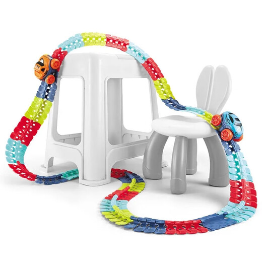 Shangyun Kinderspielzeugauto Boy Anti-Gratility Track Roller Coaster Bildungsversammlung DIY Train 3-6. Geburtstagsgeschenk 10