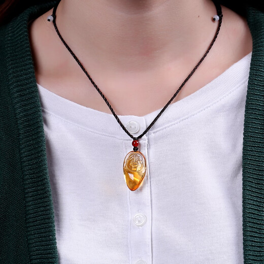 Jade-Zhi [One thing, one shot] Natural Cypress Pixiu Men and Women's Pendant Holiday Gift Cypress Cypress Buddha Pendant (G695) has been removed