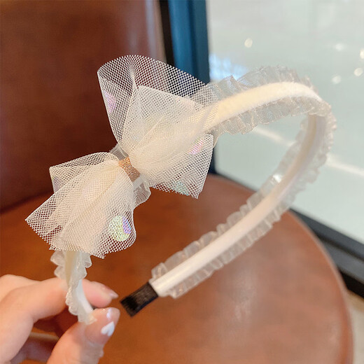 Rongxia children's hairband, summer princess bow headband, girls' headband, hair accessories, Korean baby hairband, 2# pink bow