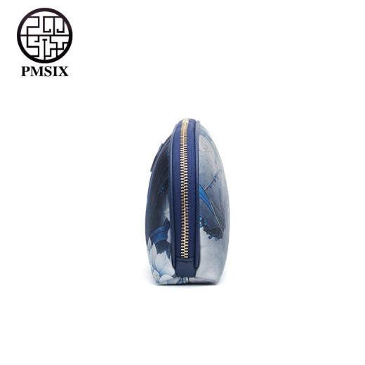 PmSix Mother's Day Gift Clutch Women's New Fashion Large Capacity Hand Bag Temperament Dinner Handbag Dark Blue-Molan