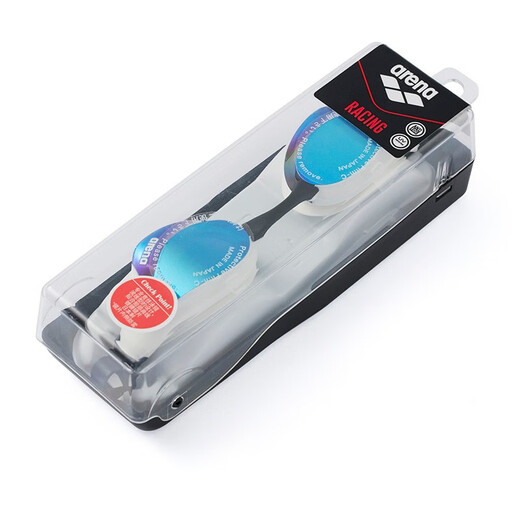 Arena swimming goggles imported professional competition high-definition anti-fog waterproof coating swimming goggles for men and women, black gold coating, imported with mirror box