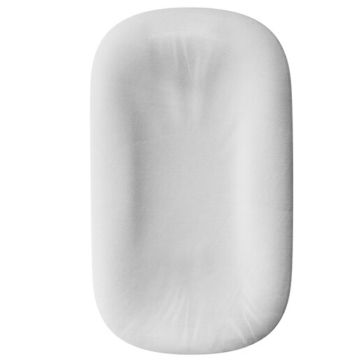 Portable Bed-in-Bed Crib Newborn Anti-Shock Uterine Bionic Bed Summer Anti-Pressure Sleep Small Super Soft Knitted Cotton (Removable and Washable) - Gray