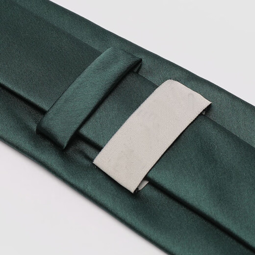 RORONOA men's business tie hand-tied solid color 8CM suit British style shirt women's dark green default 1
