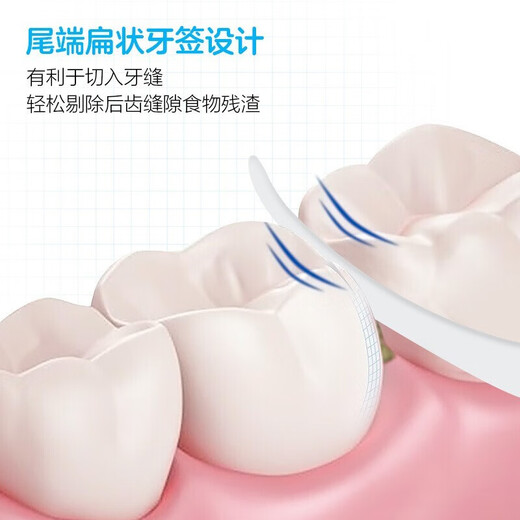 牙县令牙线棒超细高分子细滑一次性牙签牙线便携牙线盒牙线签包装随机发 10盒/500支【大力推荐】