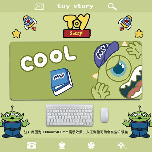 Hezhi Sanyanzi Pad de ratón de ratón súper grande Cartoón lindo Autor de autobús Año de teclado periférico Juego de computadora Descripción de la computadora Bloqueo Denim Xiaoxin-Toy [V-691] 60 cm * 30 cm * 2 mm de espesor