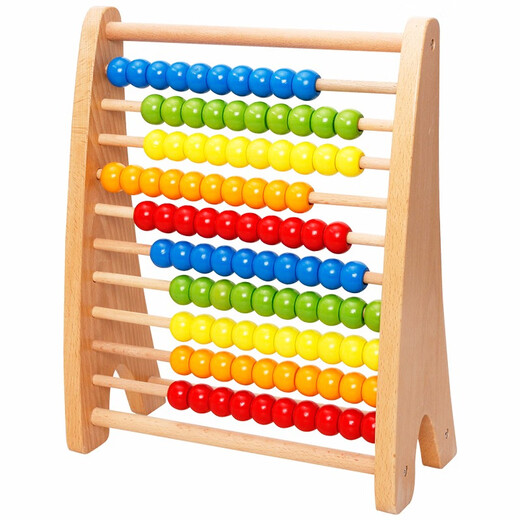Holzfleischbällchen (MWZ) Kinderperlen Spielzeug und Spielzeug für Jungen und Mädchen Bausteine ​​3-6 Jahre alte mathematische Berechnungsberechnung