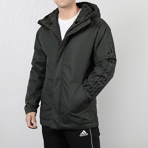 阿迪达斯 （adidas）运动棉衣男装 冬季连帽防棉服风户外保暖夹克外套 CY8624 DZ1429 M (175/96A)