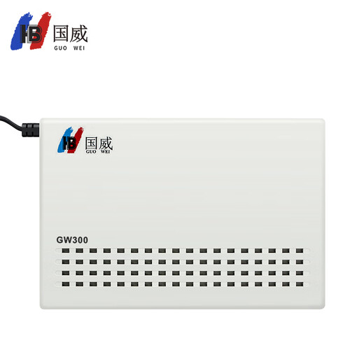 国威(HB)GW300 4进16出 程控电话交换机 集团企业总机内部分机小门数桌面式二次来显即插即用操作简单