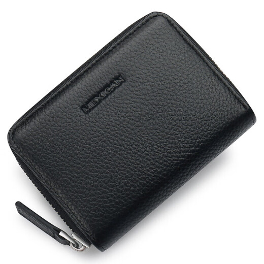 Bolsa de tarjeta de hombre de espantapájaros Antidemagnetización Anti-theft Cepille Cabeza de vajilla Vacada Banco Billetera Licencia de certificación horizontal Bolsa