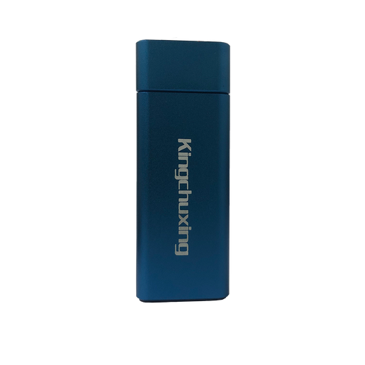 Kingchuxing M.2 (GNFF) SSD Mobile Solid State Drive WinToGo Portable System Blue + Win10 System 256GB