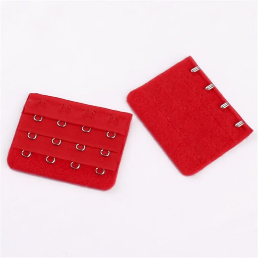 Miao Zhan small four-breasted bra back button connection extension bra back 4-button adjustment hook buckle narrow extension with hook gray middle four-button (buckle distance 1.5cm)