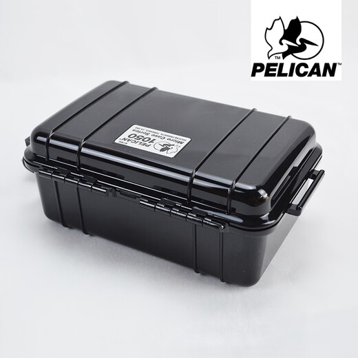 Pelican (Pelican) American Pelican 1050 Boîte imperméable extérieure à l'épreuve des explosions Boîte de rangement de téléphone mobile Tangganais Boîte de protection de la sécurité numérique Boîte de protection des caméras Digital Boîte d'absorption à l'épreuve d'humidité Absorbant noir transparent