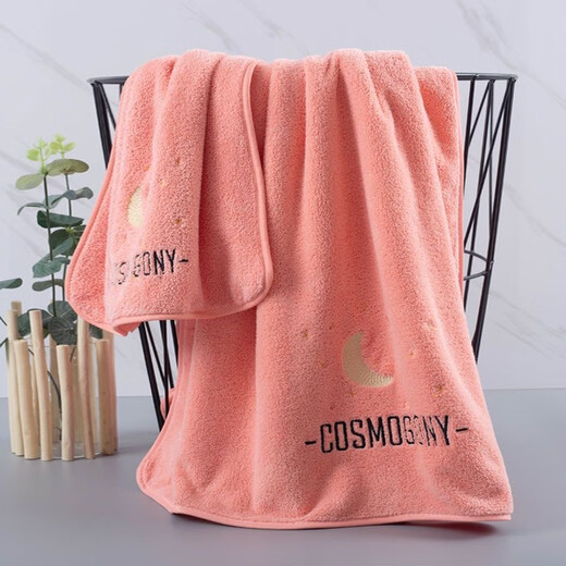 Maixinyi bath towel three-piece set for men and women for home use than pure cotton, absorbs water, dries quickly, is less prone to lint, and is soft and soft for couples, plus size, elegant gray series. Yuexingchen, a towel 35*75