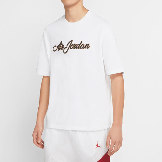 耐克（NIKE）男装新款Air Jordan 透气篮球运动短袖T恤 CJ6218-100 M