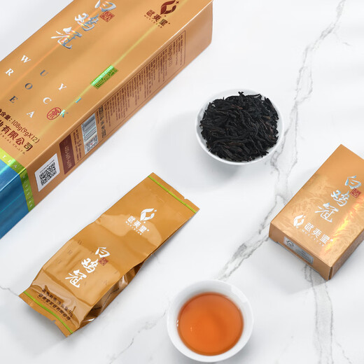 武夷星乌龙茶茗枞武夷山岩茶白鸡冠特级108g礼盒装节日自饮茶叶送礼