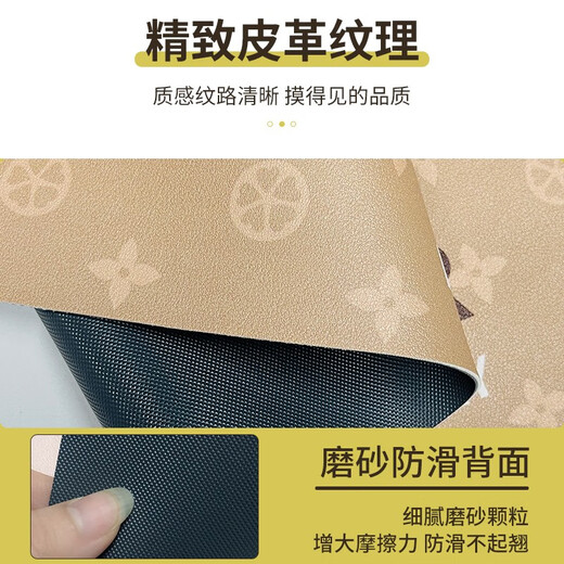 Baifei washing machine mat dust cover waterproof sunscreen microwave refrigerator cover PVC leather washing machine mat haze blue bear suitable for double refrigerator 65x90cm