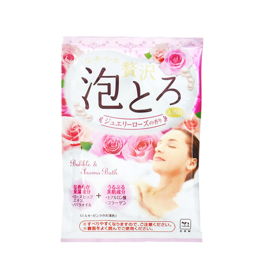 Cow milk stone base Cow brand (Cow) milk stone base bubble bath salt thick cow foam bath agent 30g rose fragrance