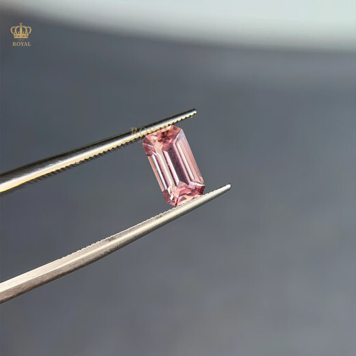 ROYALPICK Padparadscha 1.5 carat loose stone customized inlaid ring for wife and girlfriend holiday birthday gift 1.5 carat padparadscha loose stone