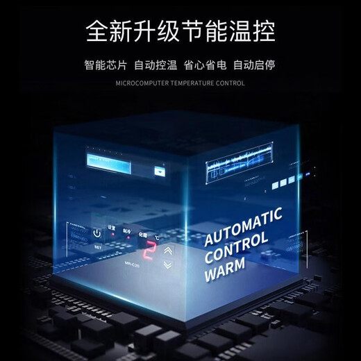 Heqiang Heqiang Freezer Commercial grande capacité Refrigéré Freiner Cabinet d'économie d'énergie Commercial Freezer Double porte silencieuse armoire de viande congelée 688 TEMPS TEMPRATEUR DE COPPORTE
