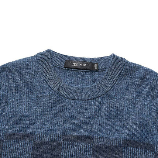 Siete lobo cárdigan suéter para hombres de invierno para hombres suéter para hombres espesos de collar de collar redondo de collar de hombre grueso para hombres