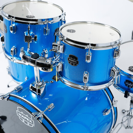Mapex Mapex Schlagzeug für Kinder Erwachsene Percussion Instrumente für Home Jazz Schlagzeug für Mädchen, Meipais Schlagzeug für Mädchen, 5 Schlagzeug für Mädchen, 4 Beckenständer + 5 Stücke stiller Becken
