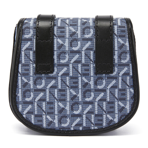 Kenzo Kenzo Takada Frauen Mini -Kurier Jacquard Umhängetasche Crossbody Bag Blue FB62SA702B01 76