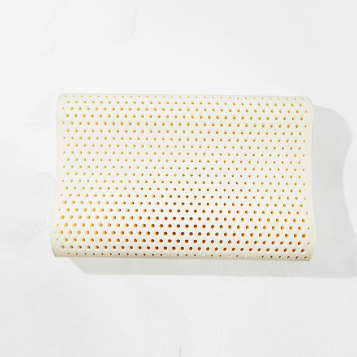 Yowo Thai Natural Latex Pillow Cervical Pillow Core Student Pillow Single Pillow High and Low Massage Pillow Single Pillow Curve Smoothing Pillow Free Inner Jacket 93% Latex