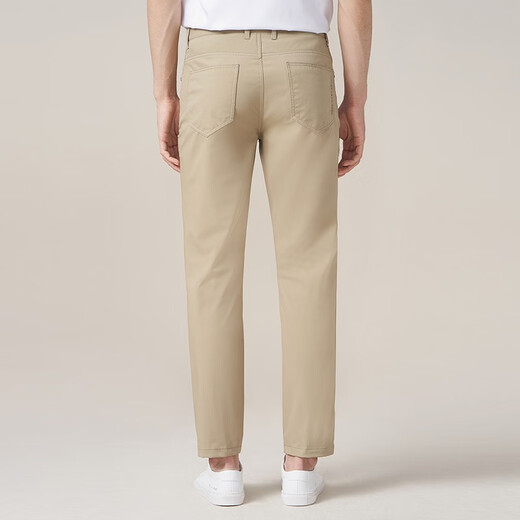 
Seven Wolves [Same Model in Shopping Mall] [Four-sided Flash] Casual Pants for Men's Summer New Comfortable Anti-Wrinkle Quick-Drying Pants Men's Clothing 701 (Khaki) 30 A