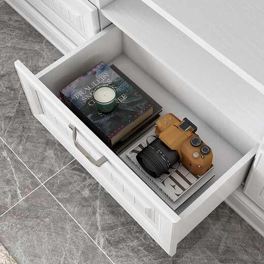 Sofia whole house custom TV cabinet coffee table combination simple living room multi-functional TV cabinet side cabinet European style floor cabinet custom earnest money