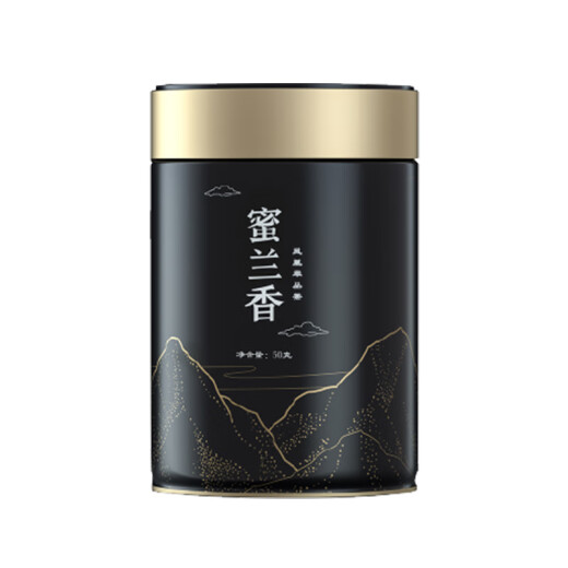 天池茶业1392 凤凰单枞鸭屎香 七彩高山有机特级乌龙茶叶潮州单丛茶罐 蜜兰香 50g*1罐