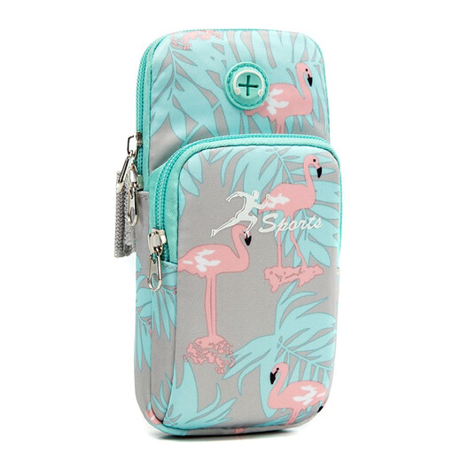 LEKALI Führen Mobiltelefon ARM -Tasche Dünne Mädchen Armbeutel Sport Handy Arm Deckung Outdoor Fitness Bag Armbandtasche Armtasche [Moonlight Large]