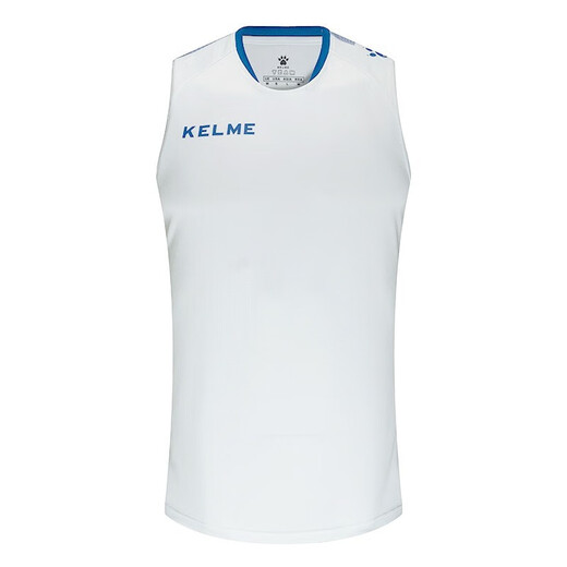 KELME training vest men's custom sports running jersey breathable quick-drying football training vest running sleeveless T-shirt burgundy 3XL