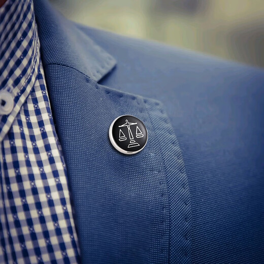 Kavlink (KFLK) Balance Brooch High-end Lapel Pin Button Collar Corner Button Suit Clothing Accessories Men's Badge Lawyer Breast Buckle XZ-K174 Balance Brooch 1 piece