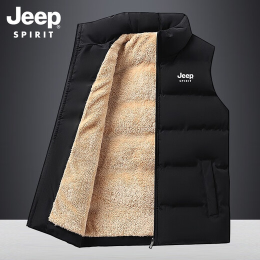 Jeep Spirit chaleco de algodón para hombres chaleco para hombres otoño para hombres e invierno chaleco de algodón de algodón de algodón calentado