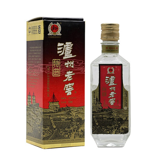 Collection of wine, aged wine, Luzhou Laojiao Tequ Jingai 33% strong-flavor liquor, produced around 2002, 2002 era, 50mL 1 bottle