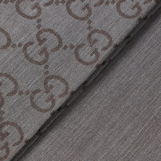 Gucci (GUCCI) classic double G printed wool scarf for men and women, luxury goods, Chinese Valentine's Day gift, fashionable couple model, dark gray 1659043G6461264 envelope bag