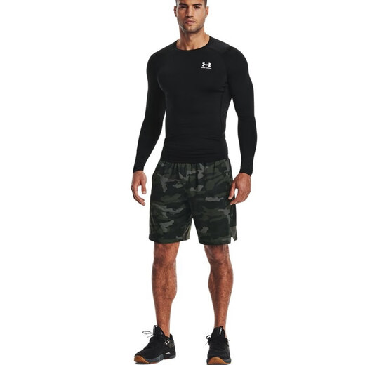 UNDERARMOUR HeatGear Armor men's training sports long-sleeved tights 1361524 black 001 XL