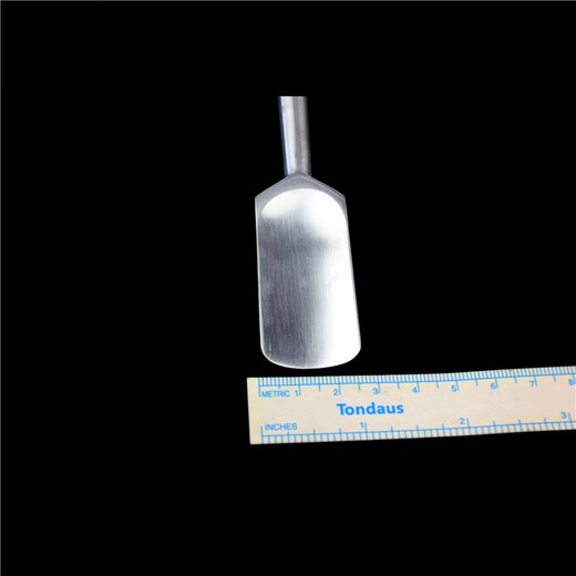 JZ Jinzhong osteotomy knife medical bone chisel flat bend garden straight bone knife bone shovel frontal plastic surgery orthopedic equipment Shanghai Medical Surgery Equipment Factory Bone knife bone chisel P11150 23cm bend round blade blade width 10 hexagonal handle
