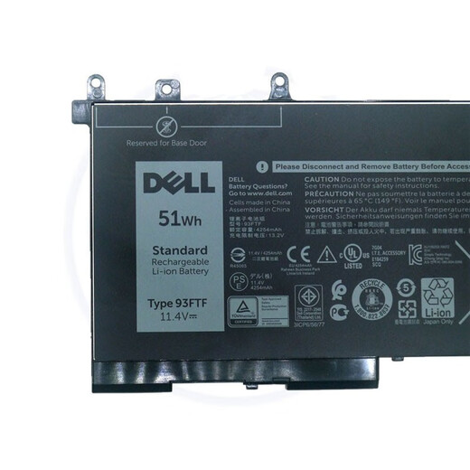 
Dell laptop battery Original built-in lithium-ion battery Computer battery 68Wh 4-cell 7.6V GJKNX Precision 3520 3530