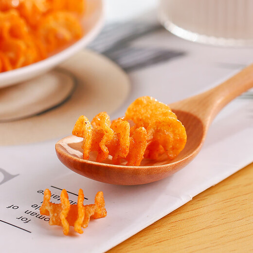 Hedgehog Forrest Gump Pumpkin Crispy Crayfish Flavor Casual Puffed Snacks Office Afternoon Tea Drama Craving Snacks 13g*30 Bags