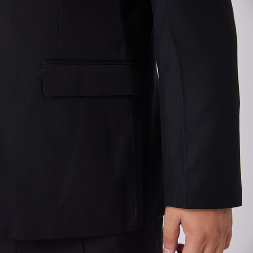 
Xichen plus fat plus size suit jacket casual men's loose business suits look slim and large size fat man suit suit suit black single 5XL (210-225Jin[Jin equals 0.5 kg])