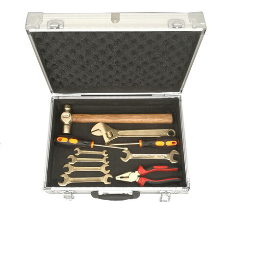 Explosion-proof tool combination set No spark explosion-proof tool set Special copper explosion-proof combination tool for oil depot and gas station 32-piece set